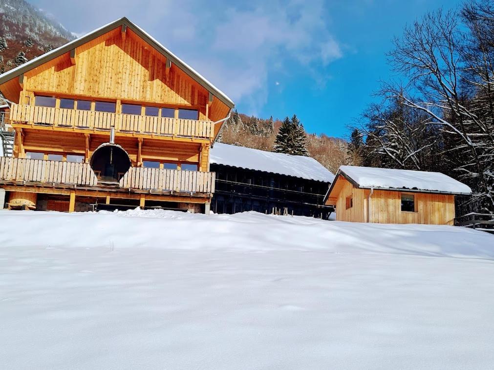 Le Chalet Du Blanc Spa Yoga Aillon-le-Jeune Экстерьер фото
